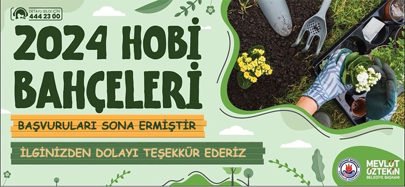 2024 Hobi Bahçeleri Başvuruları Başlıyor