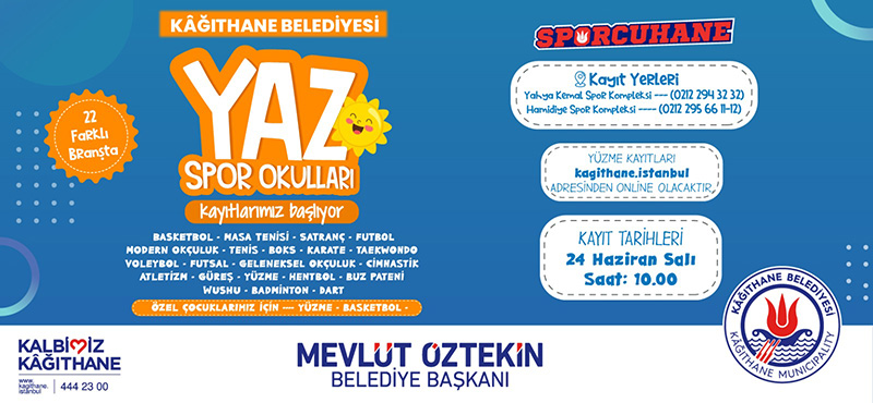 Yaz Spor Okulları Kayıtlarımız Başlıyor