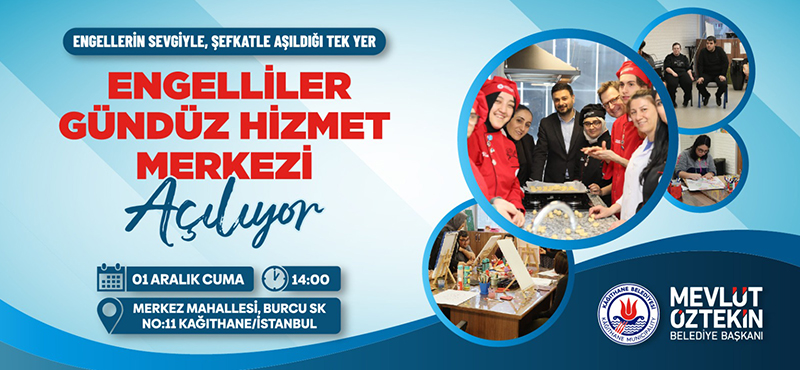 Engelliler Gündüz Hizmet Merkezi Açılıyor