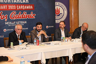 BAŞKAN ÖZTEKİN KÂĞITHANE’DEKİ TEDBİRLERİ MUHTARLARLA PAYLAŞTI